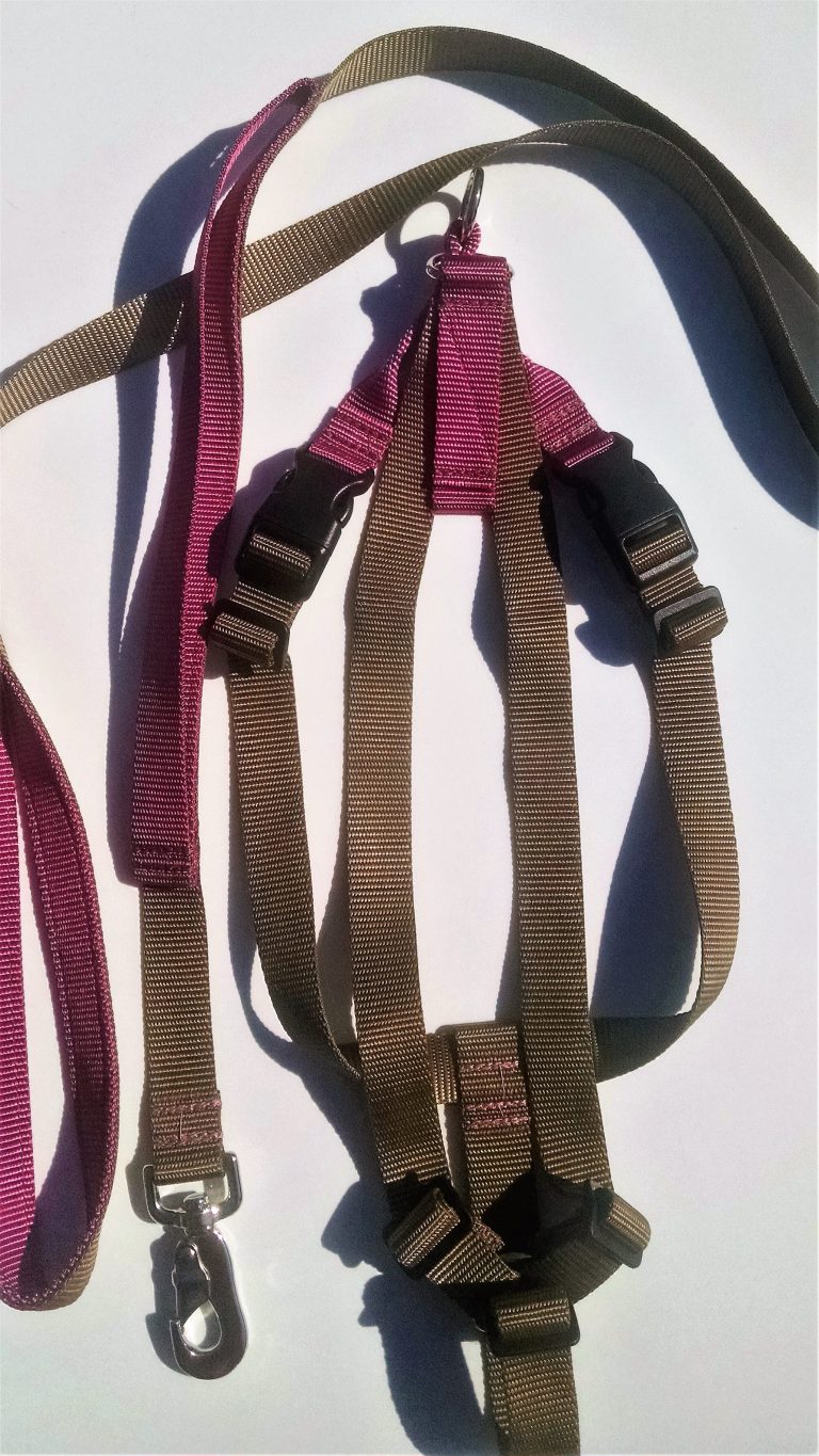 Titan No Pull Harness - Coyote, and Rose Pink
